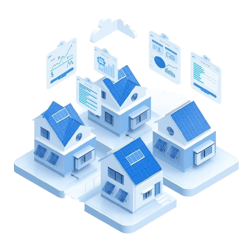 High-end 3D solar and roofing design visualization by World CAD Design LLP